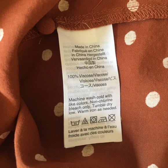 Madewell button-down cami top in inkspot dots - Picture 4 of 7